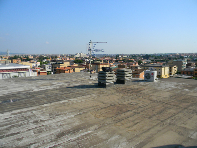via V. Manzini, Romanina, Roma: situazione ante operam.